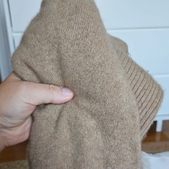 Zara Tan Cashmere Knit Sweater And Leggings Set - Picture 7 of 9